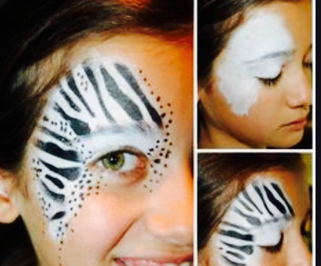 Searching a zoo-like face paint to dazzle kiddies? Boom! 💙