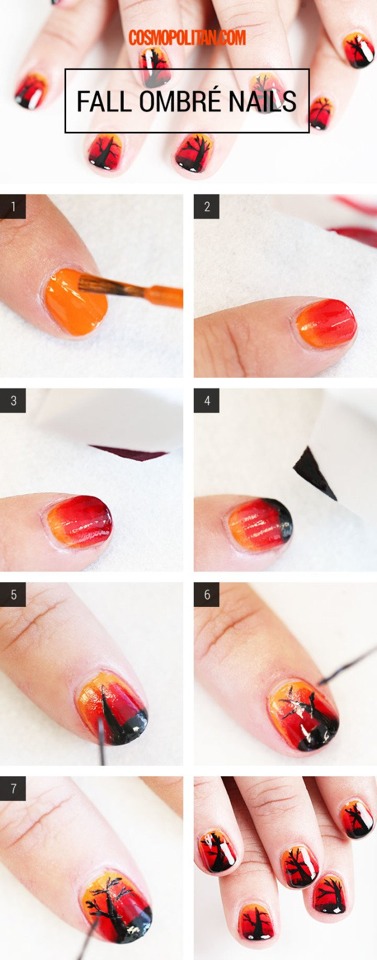 🍂Super Easy Step-By-Step Fall Nail Tutorials! #FallNails 🍂