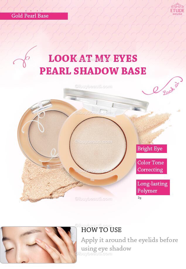 You want to now put on a  shadow base, around the eyelids BEFORE eyeshadow. 
