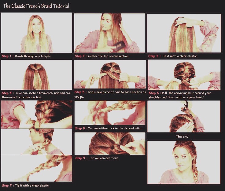Here's how to French braid for ppl who don't know!
