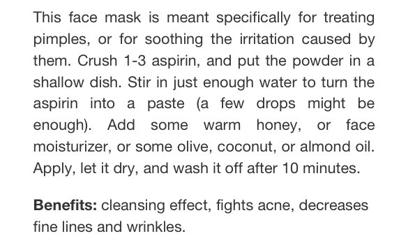 7 Homemade Facial Masks