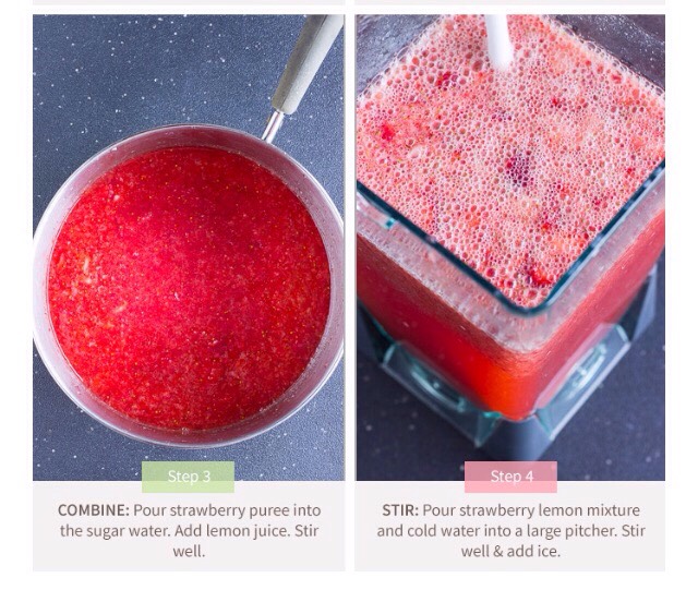 How To Make Fresh Strawberry Lemonade! EASY!