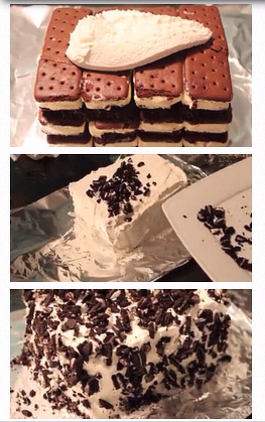 No Bake Oreo Ice Cream Cake😋😋