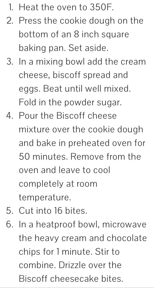 💥✨🍪 Chocolate Chip Biscoff Cheesecake Bites 😀✨💥