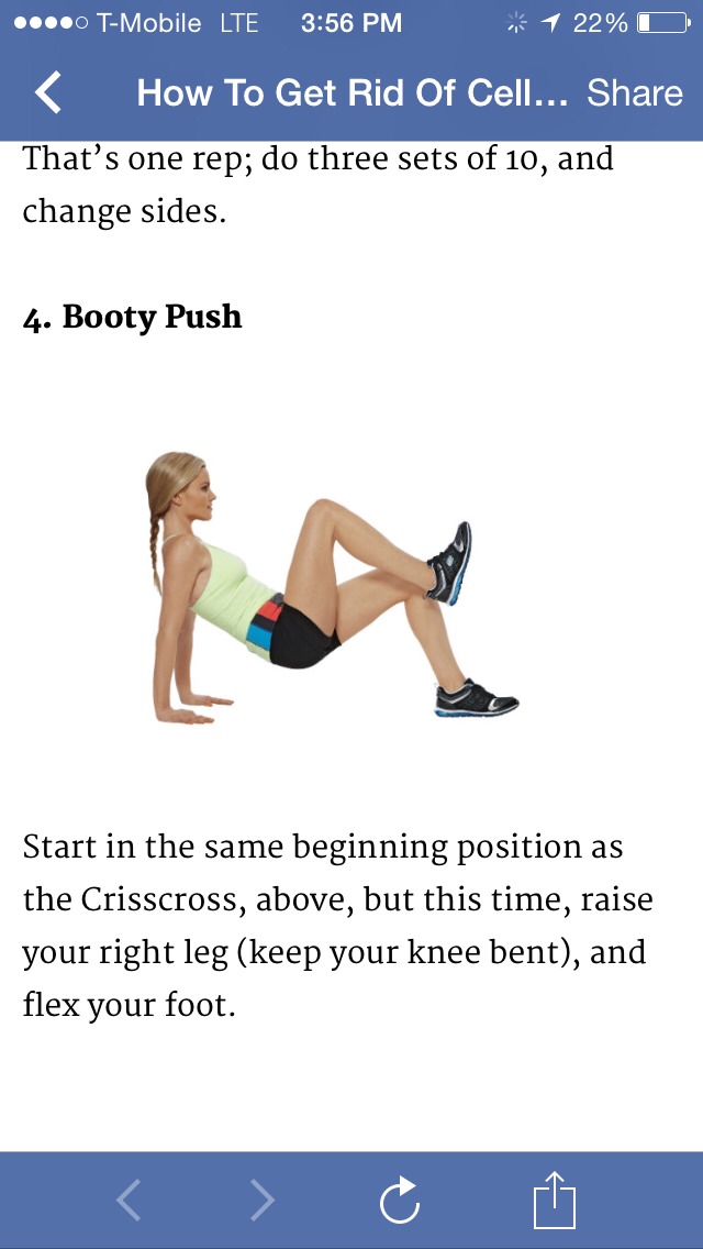 4 Moves To Get Rid Of Cellulite