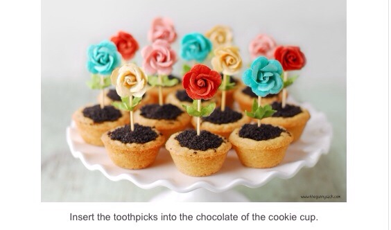 Flower Pot Cookie Cake 🌼🌺🌸