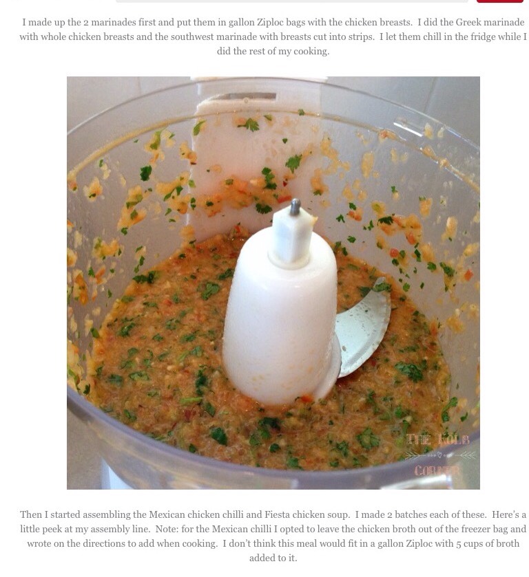 10 Day Frozen Meal Plan 