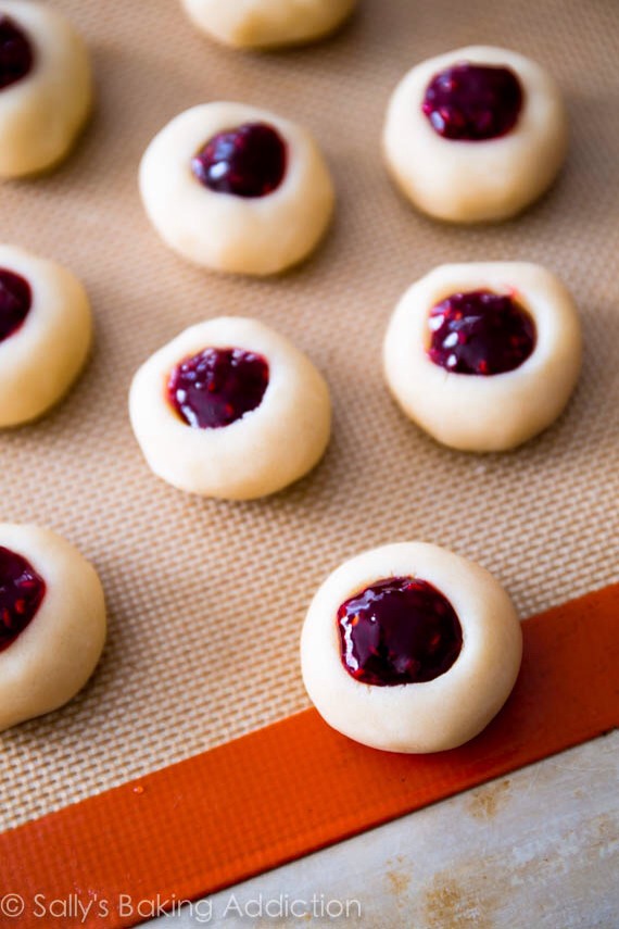 😍❤️Raspberry Almond Thumbprint Cookies! Wow!❤️😍