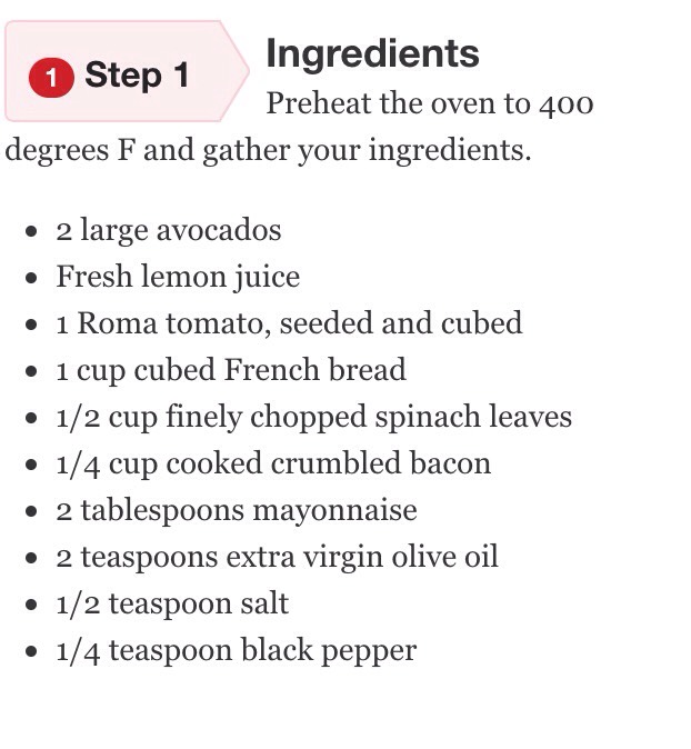 Stuffed BLT