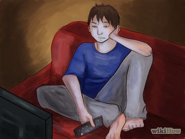 (11)Get out of bed and distract yourself temporarily. 
Do something dull: Read a boring book, a work paper, or watch something mindless on TV like the news. Do something you've been putting off for a while because you're afraid it will be too boring!