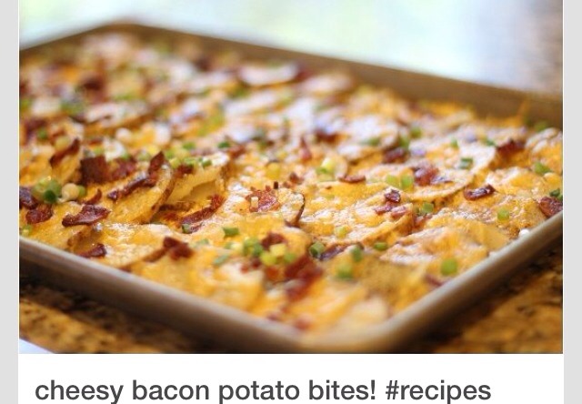 Cheesy Bacon Potatoes Bites 😍