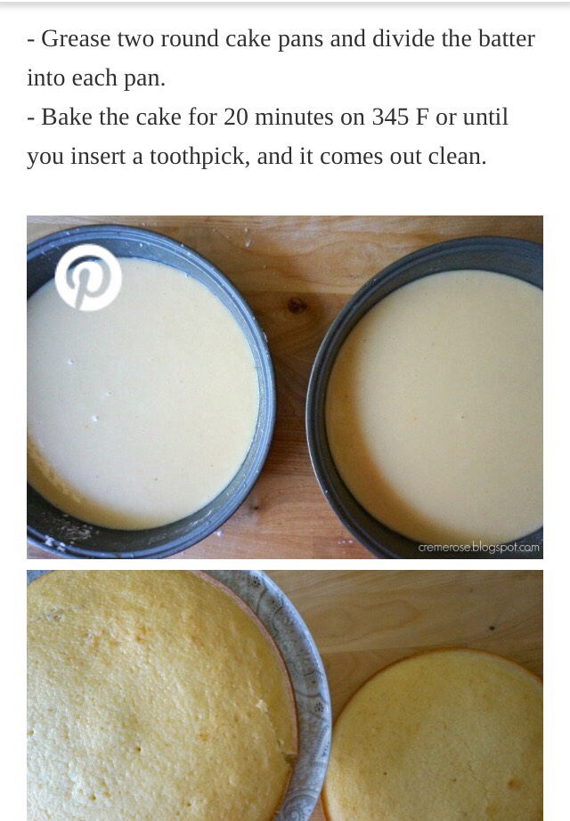 Almond Vanilla cake 