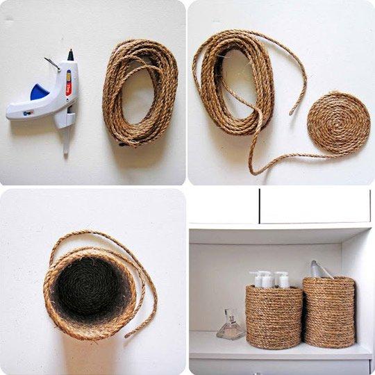 Decorate with a Rope Container