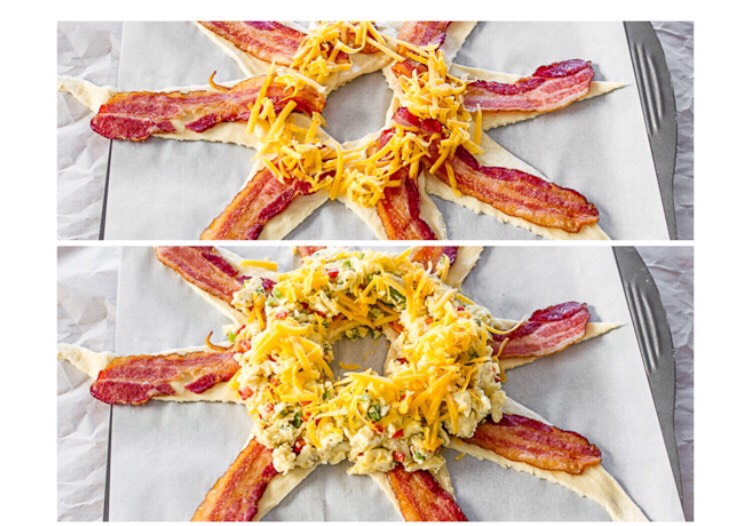 Crescent Bacon Breakfast Ring!! 