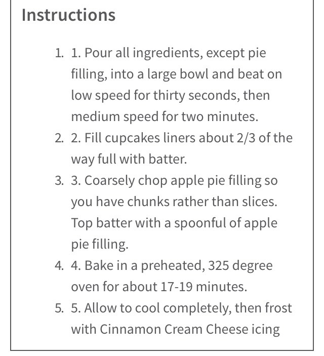 Apple Pie Cupcakes!