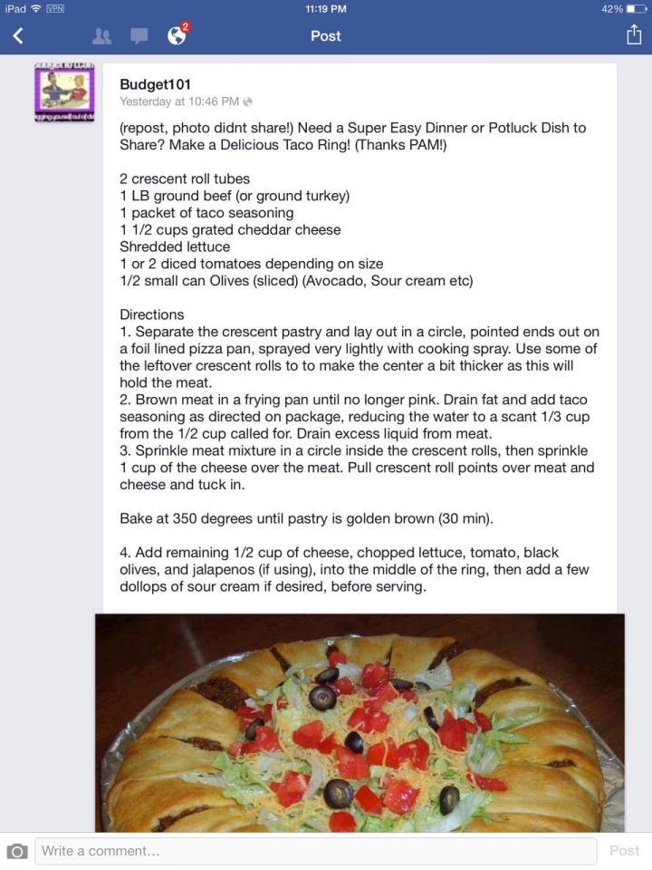 Delicious Taco Ring