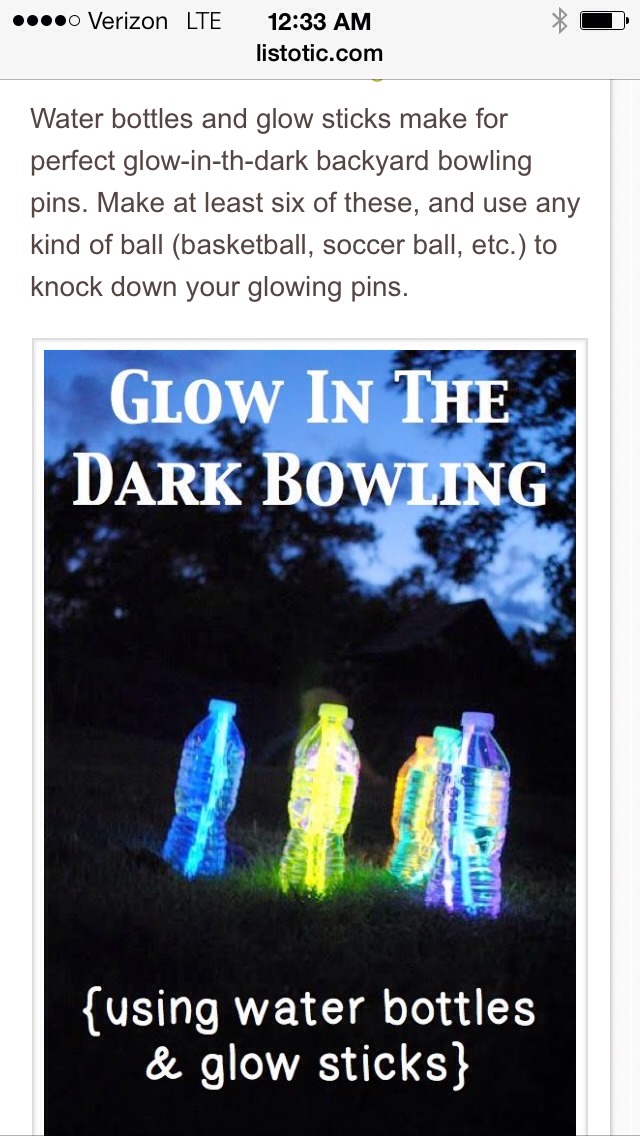 Awesome Glow Stick Ideas!!