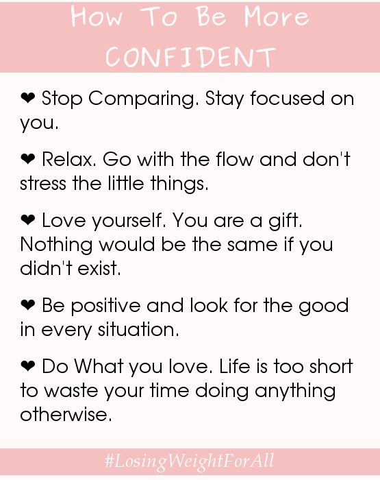 how to be confident🍥🌸🙉😊
