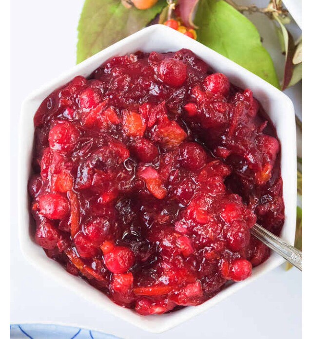 Cranberry Relish with Fresh Orange