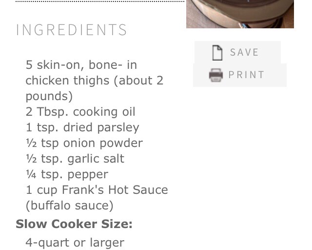 SLOW COOKER HOT CHICKEN