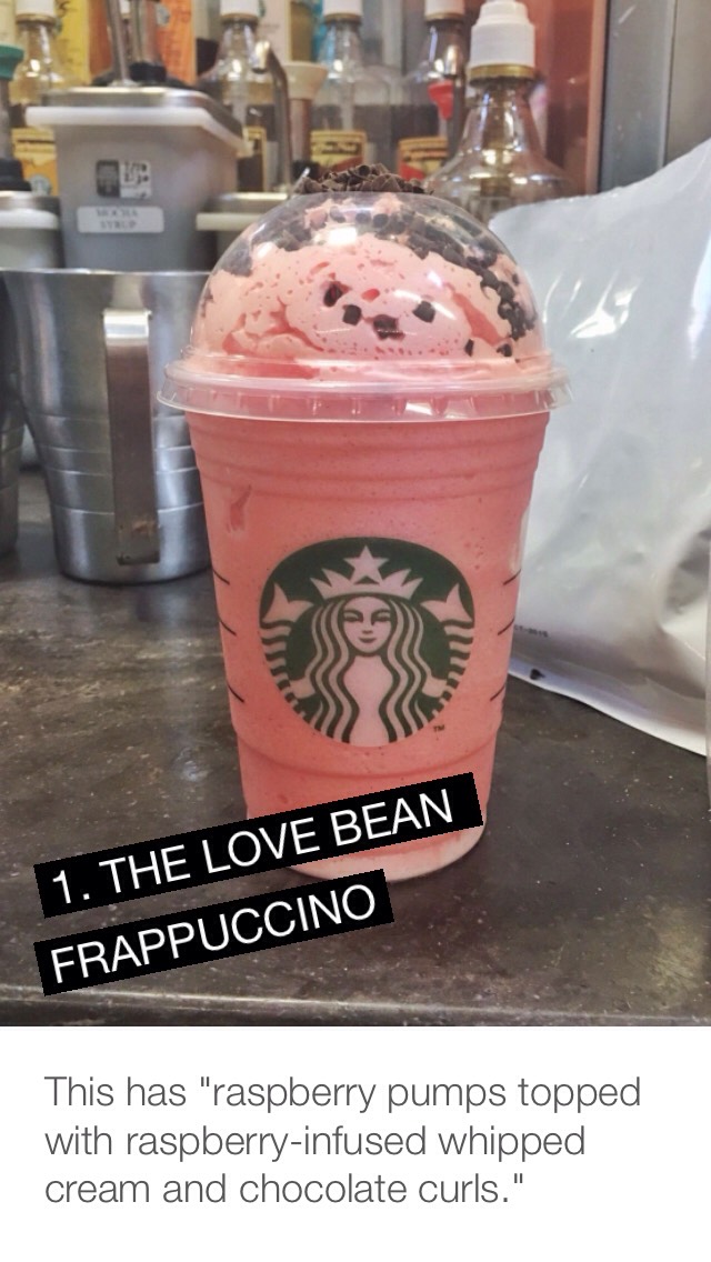 ❤️💕The Secret Valentine Menu At Starbucks❤️💕
