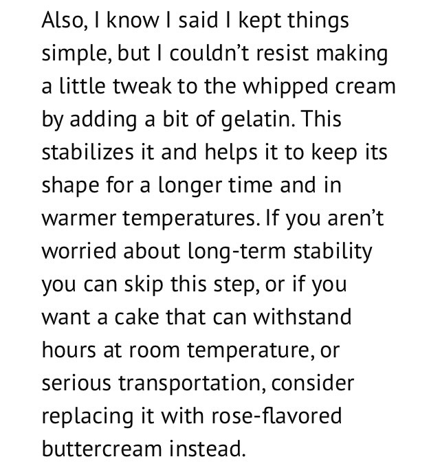 Raspberry Rose Cake 