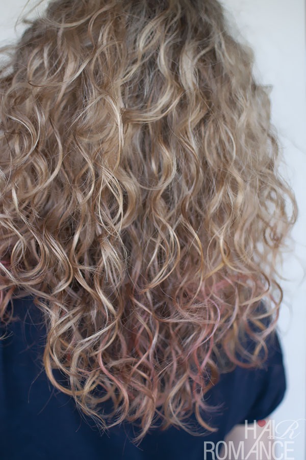 Style as desired. It makes your hair look glossy/shiny, like if it's wet. 