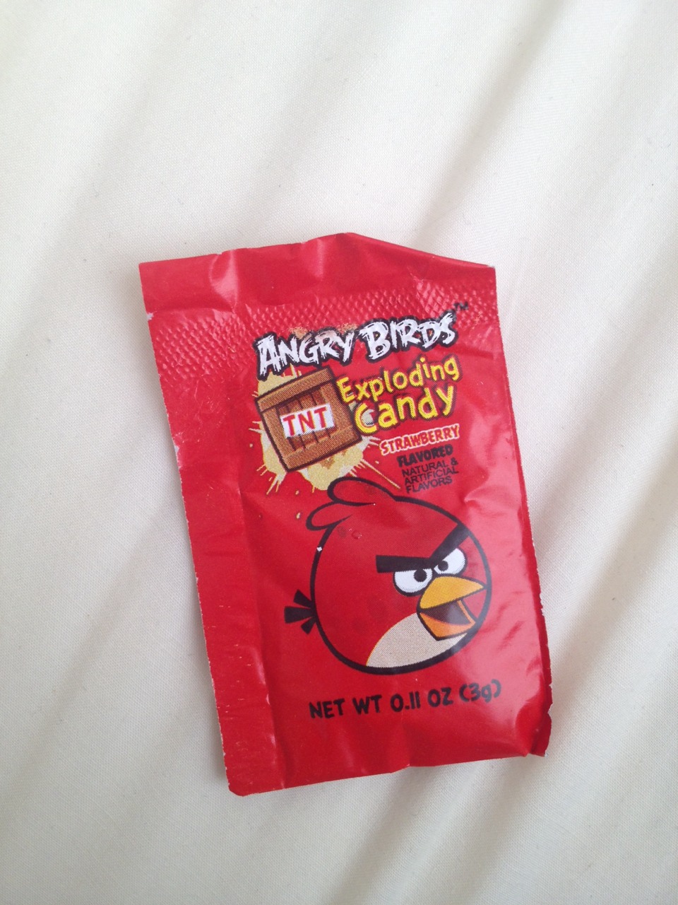 Another idea I did was "open when you are mad/angry" and I included angry bird candy as a sort of pun (plus kids seem to love angry birds). I also included a small note "you can't be happy and mad at the same time. Being happy is so much more fun, so don't stay mad too long"