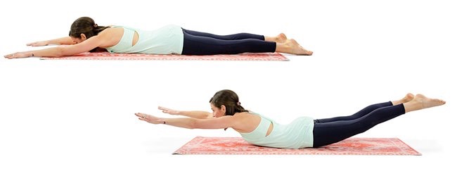 1. Superman: This move really challenges your core and endurance.