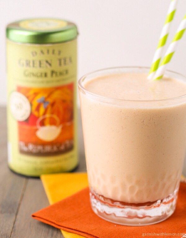 Green tea, cinnamon, and honey smoothie
1/2 a cup of green tea
1/2 a cup of unsweetened almond milk
1 teaspoon of cinnamon
1 tablespoon of honey
1/2 a banana