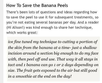 🍌Treat Acne And Other Skin Conditions With Banana Peels🍌
