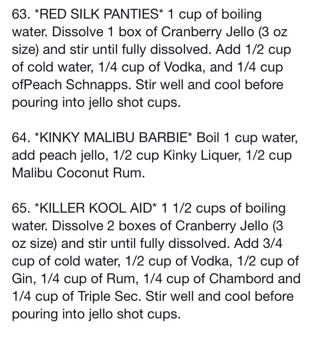 70 Jello Shot Recipes 🍸🍹