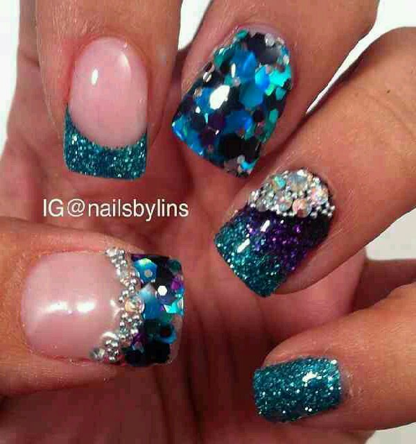 🌟Mermaid themed Nail art inspiration 🌟