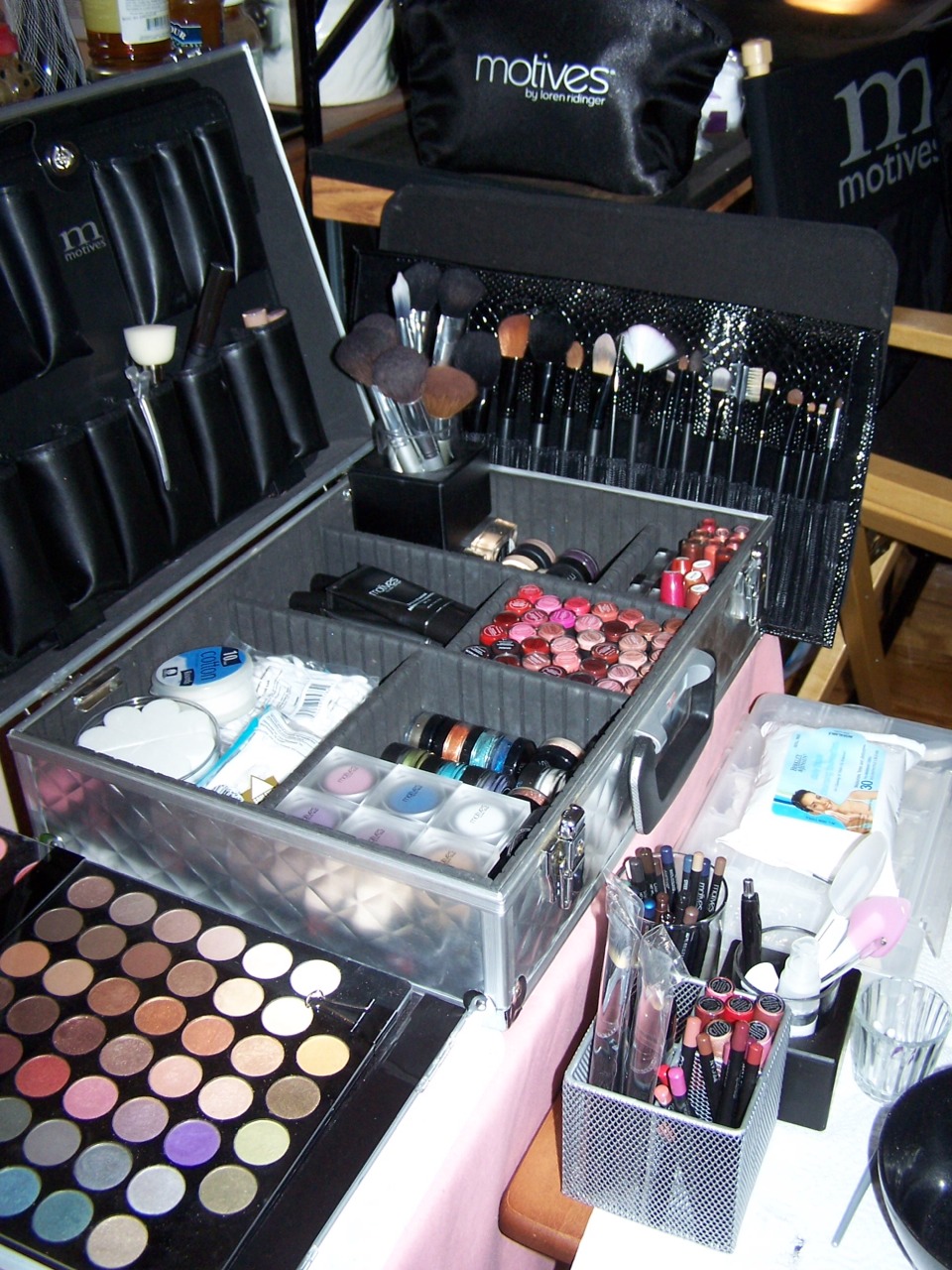 Register for a free account. Every time you buy something you earn money back! That can be used to receive free makeup!

http://tinyurl.com/MotivesCashback