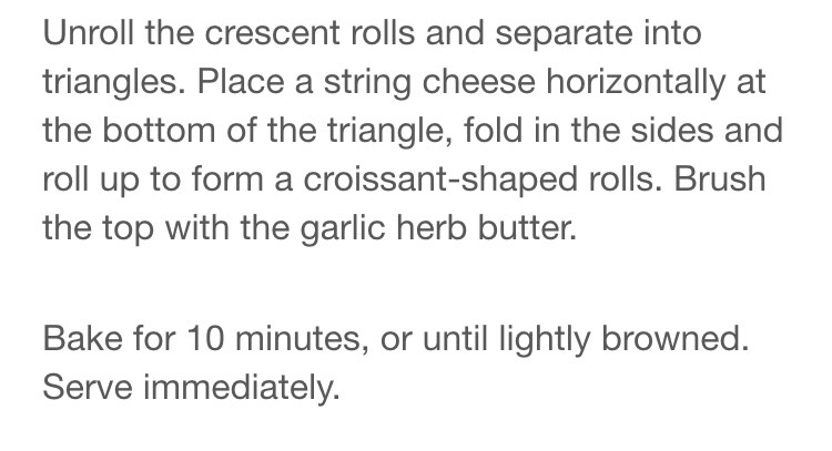 Garlic Butter Cheesy Crescent Rolls 