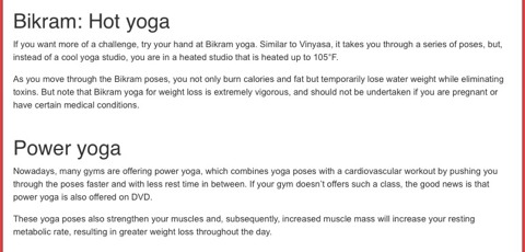 Top Yoga Poses For Weight Loss 