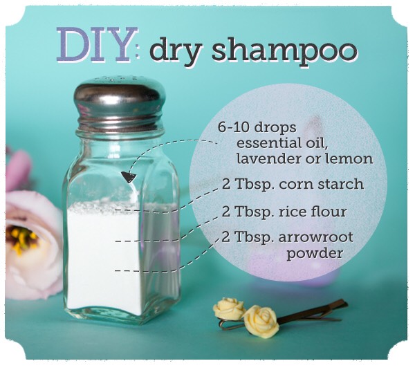 5.Make your own DIY Dry Shampoo.