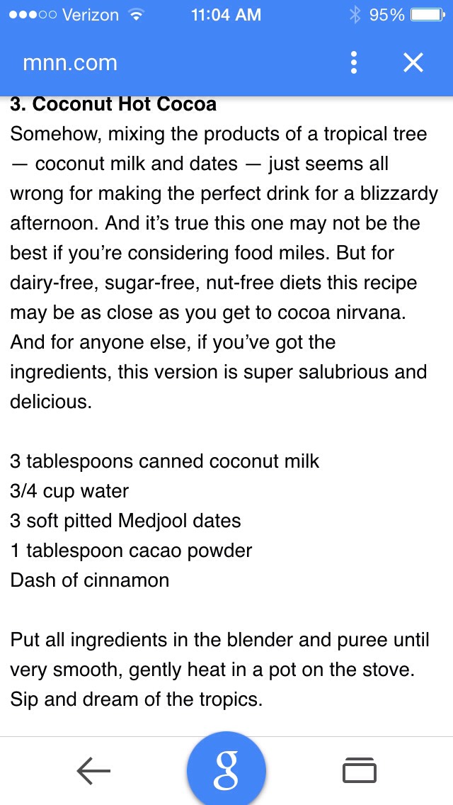Healthy Hot Chocolate