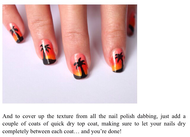 π₯β¨ Nail Polish Tutorial! Perfect For The Beach!! β¨π₯