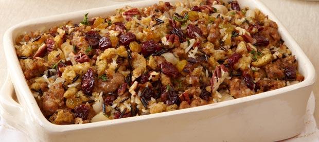 1 10-ounce package of Mrs. Cubbison's Multi-Grain Stuffing with Cranberries

2 Large Egg

Salt and Freshly Ground Pepper to taste