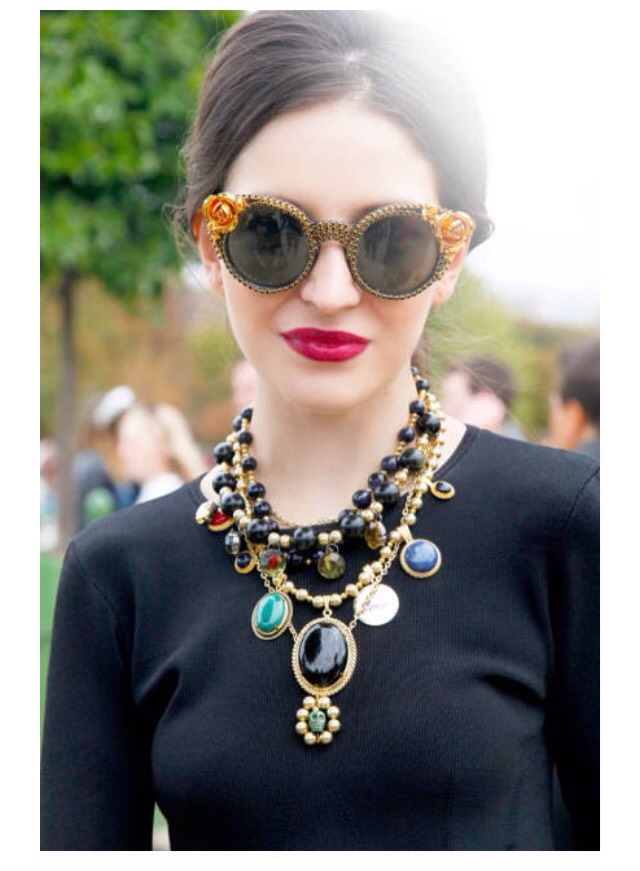 17. Pile on good accessories—scarves, sunglasses, hats, statement jewelry—to instantly transform even the most basic outfit.
