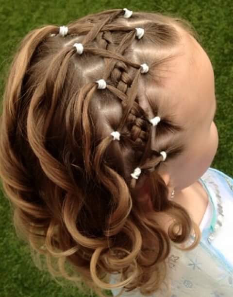 💕28 Braided & Knotted Hairdos For Little Girls💕