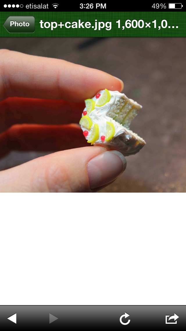 Diy Clay Mini Cake