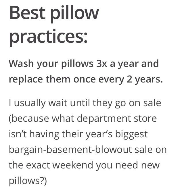 Properly Clean Your Pillows!