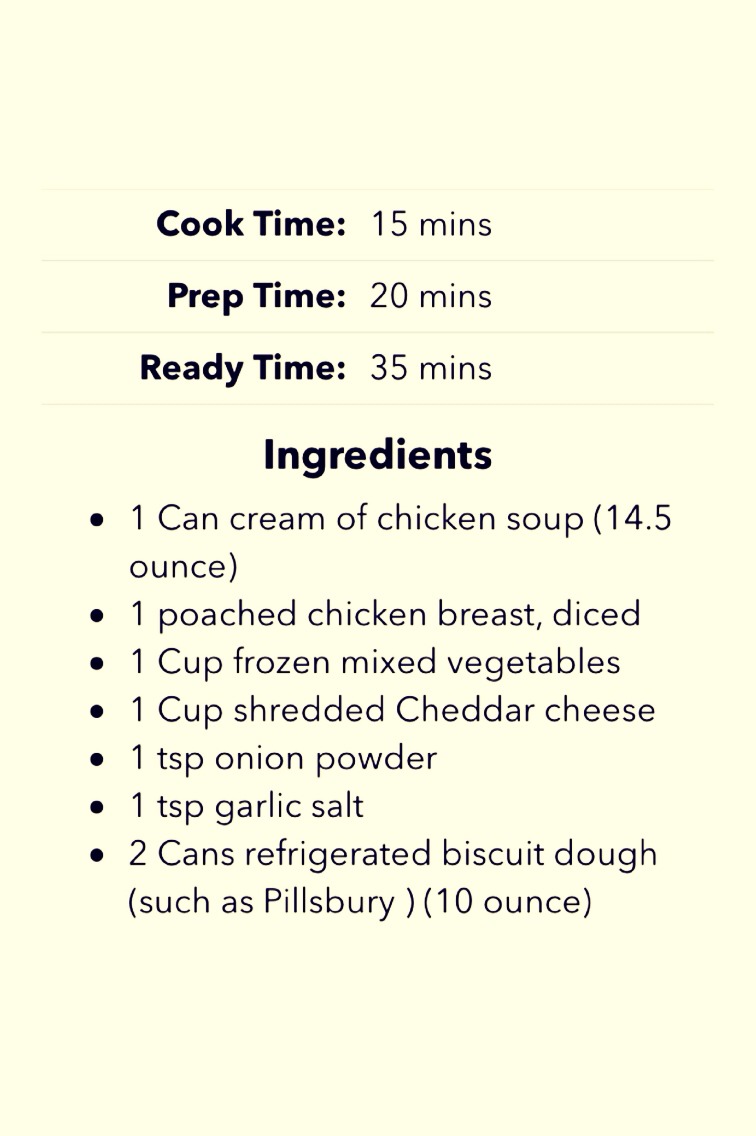 Chicken Pot Pie Cupcakes!