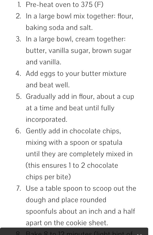 Best Chocolate Chip Recipe!! 