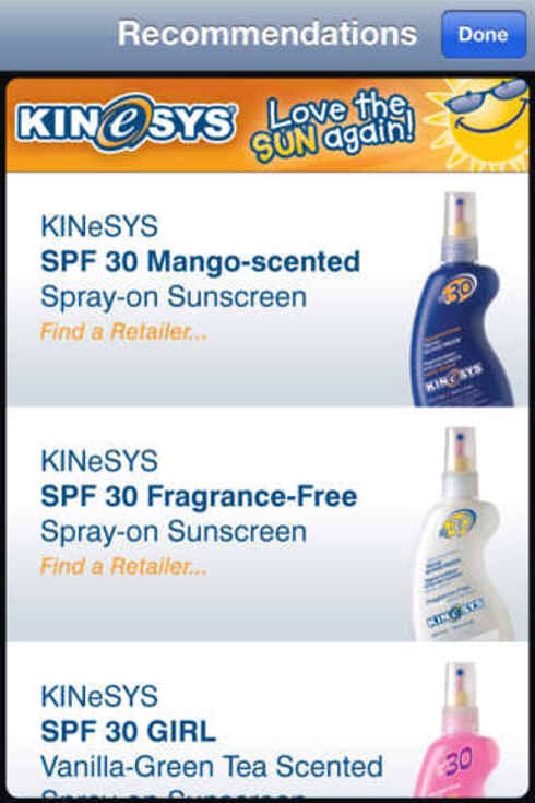 This app uses your location to tell you the local forecast, the UV index, and the recommended sunscreen for that day based on your skin type, and it even alerts you when you need to reapply! Download it on iTunes.