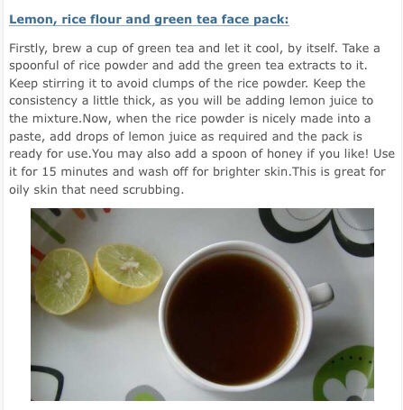 5 Homemade Green Tea Face Packs 👧🍵