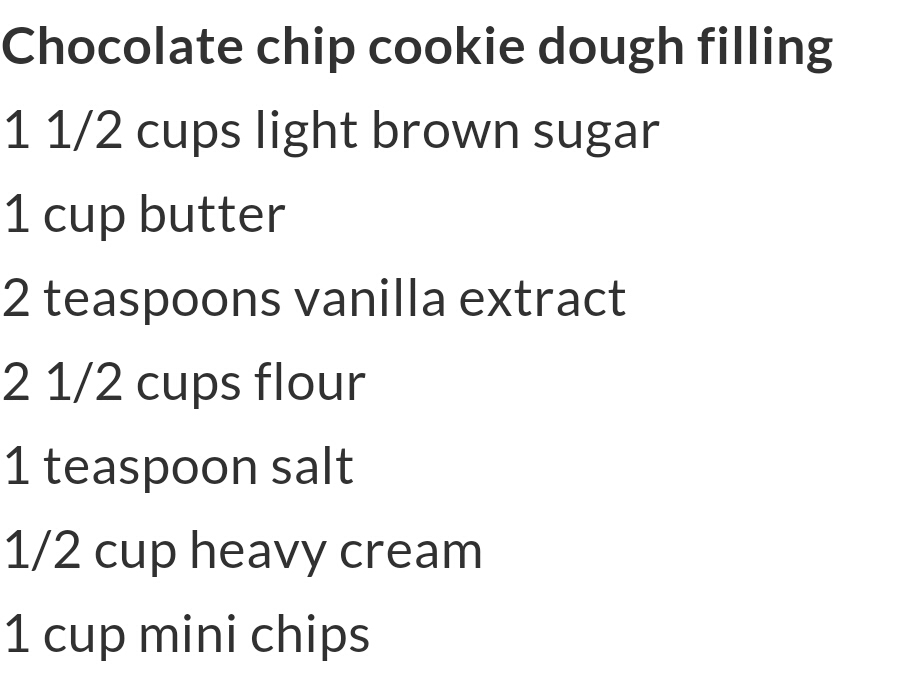 Chocolate Chip Cookie Dough Cake!