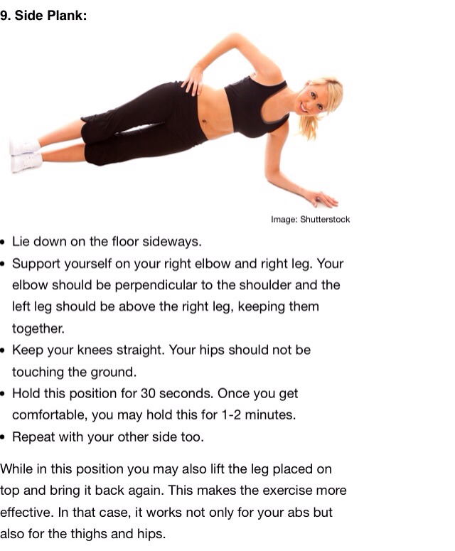 16 Simple Exercises To Reduce Belly Fat
